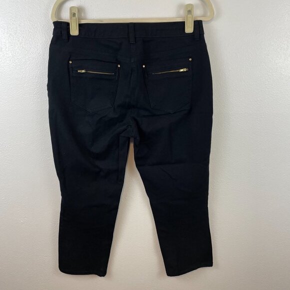 Chico’s So Slimming Black Cropped Pants Size 8/Medium (Chico’s size 1) - Picture 7 of 9